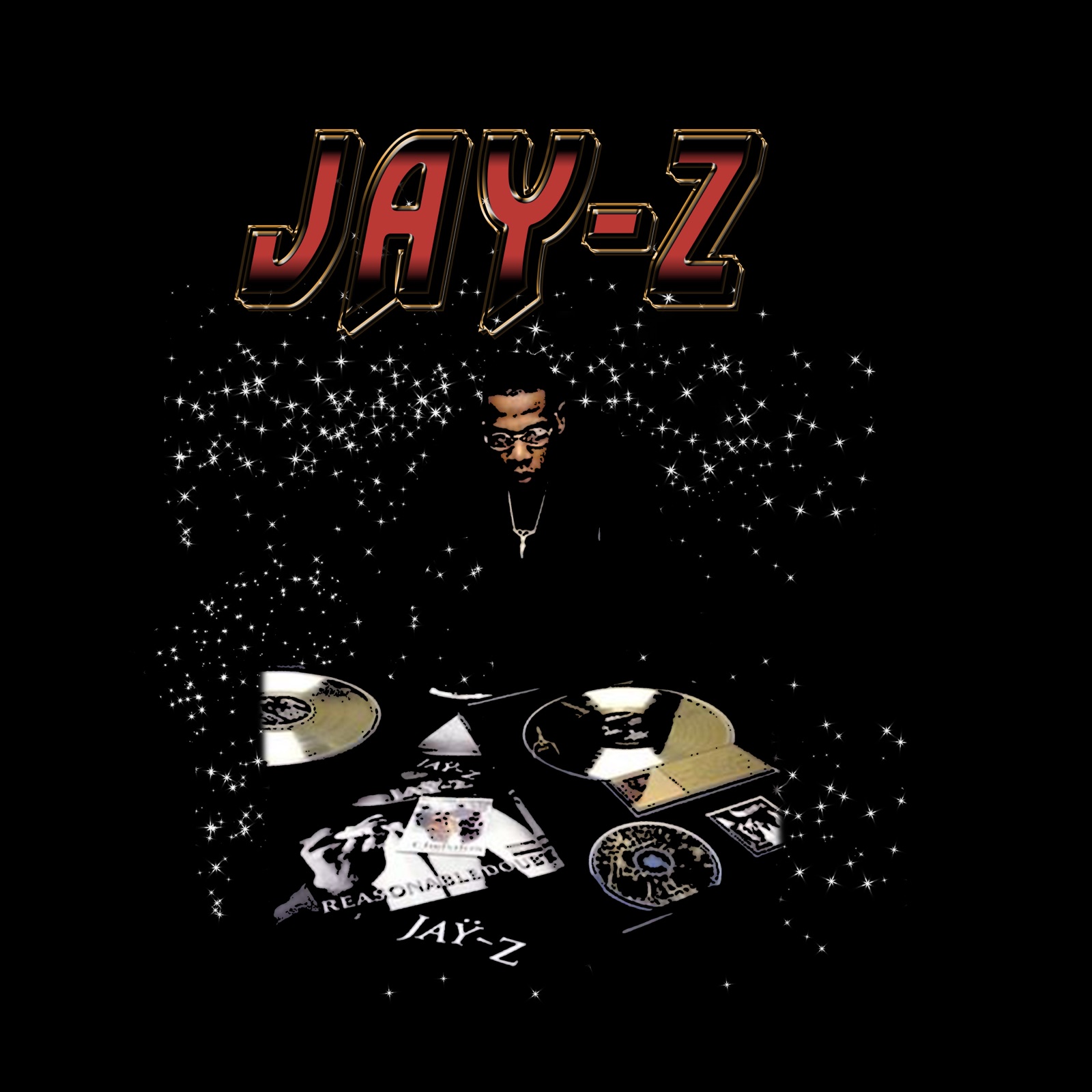 Jay-Z concept tee front