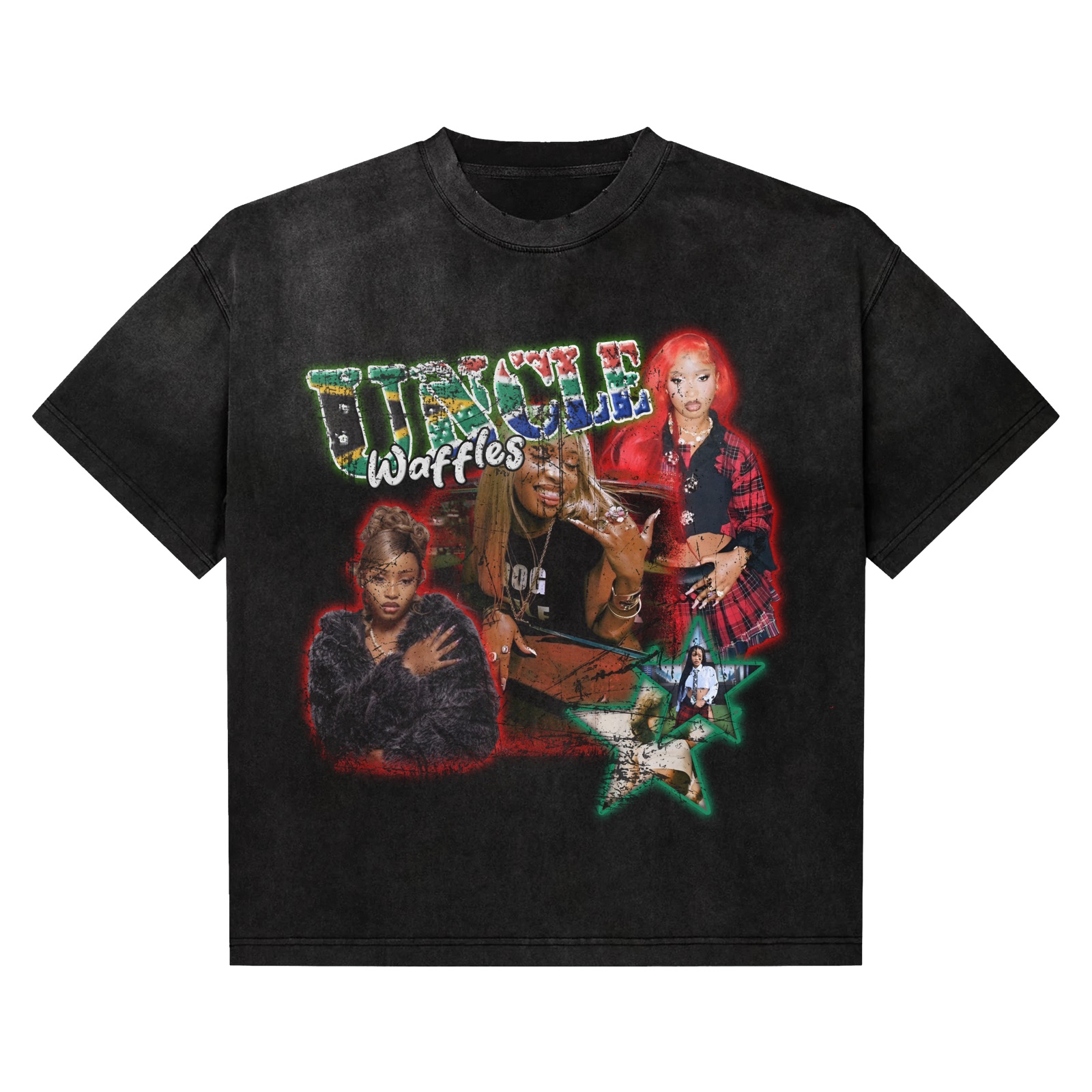 Uncle Waffles concept tee